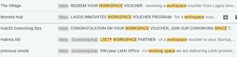 Congratulations on your workspace voucher from LSETF