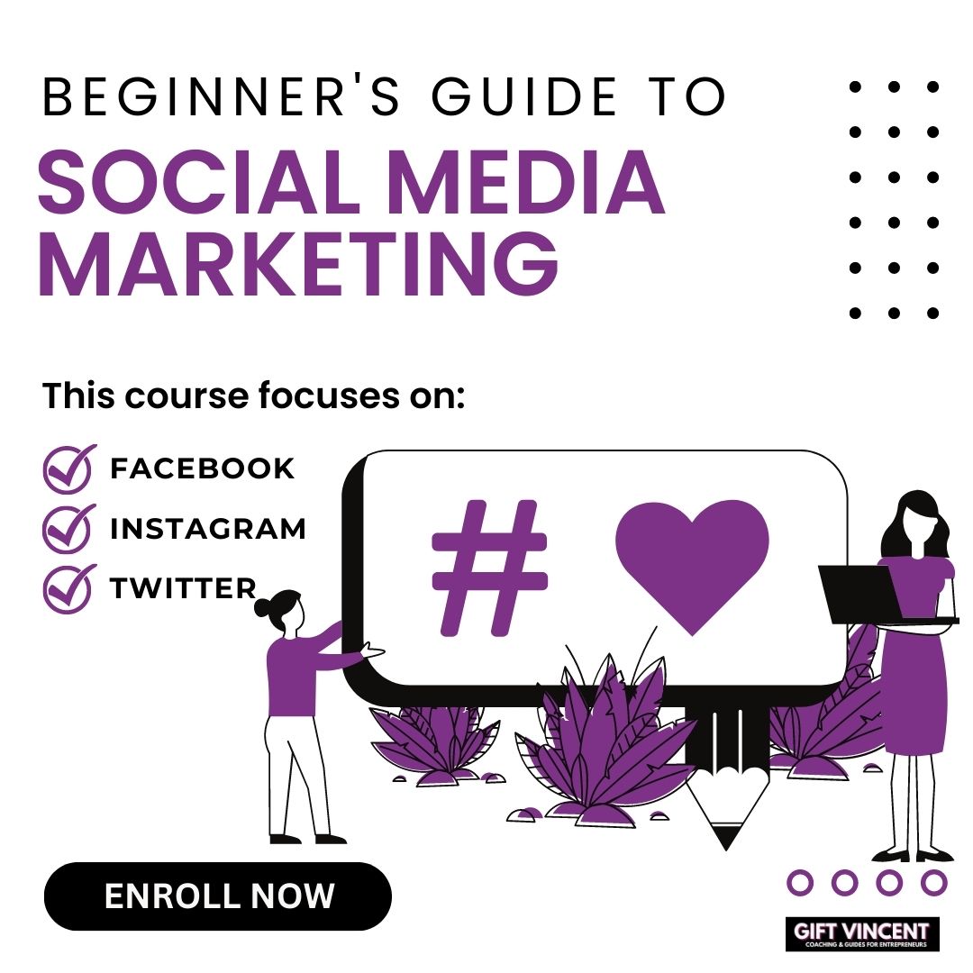 Beginner’s Guide to Social Media Marketing – [Facebook, Instagram & Twitter]